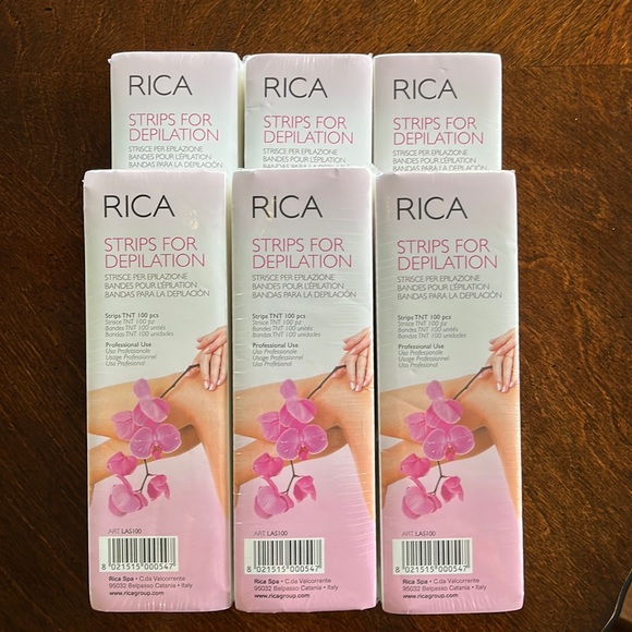 6 Packs Rica Strips for Waxing Sugaring Depilation - Picture 1 of 2